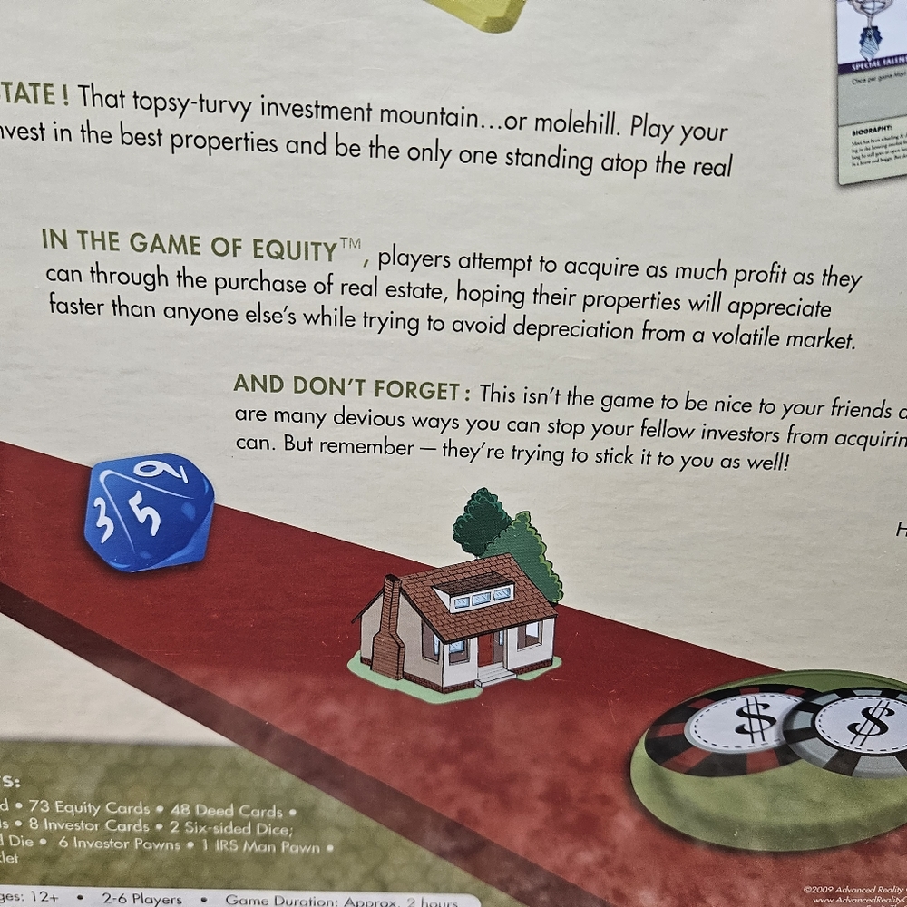 Equity The Real Estate Board Game - Strategy Game NIB - Picture 7 of 14